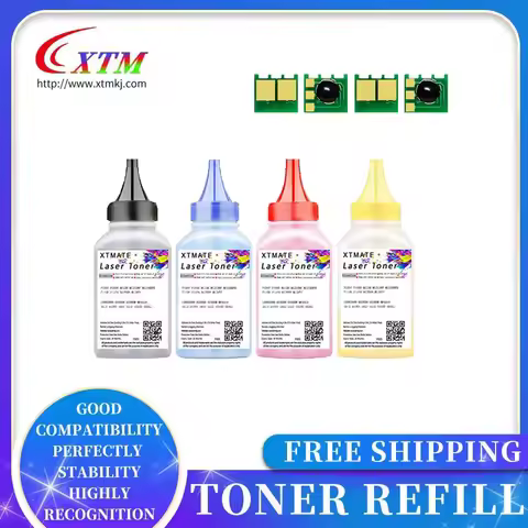 40G Toner with 126A chip CE310A CE311A CE313A CE312A for HP M175a CP1025 CP1025nw 200 color 126A ton