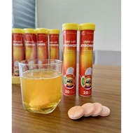 Effervescent energy booster