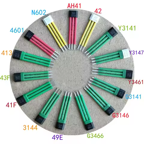 10pcs Electric Vehicles Motor Hall Sensor E-Bike AH41/41G/ AH60/ AH91/U18/G713/G715/461A/13F Y3413 E