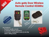 Autogate 433Mhz Door Wireless Remote Control DIP Switch Auto Gate Controller (Battery included) - 1PC