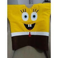 Spongebob Costume Spongebob Cartoon cosplay Costume Flannel Kids Adults