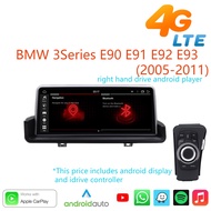 bmw 3series e90 e91 e92 e93 android player headunit bluetooth gps radio  carplay android auto interi