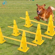 Dovewill Dog Agility Hurdle Cone Set Equipment Obstacle Training Professional Football
