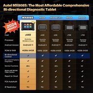 FGTRE Autel MaxiCheck MX808S เครื่องสแกน OBD2 OBD เครื่องมือวินิจฉัยแบบสองทิศทางเครื่องมือทดสอบการใช