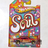 MERAH Hotwheels Hot Wheels 67 Pontiac GTO red orange 2013 Soul rare