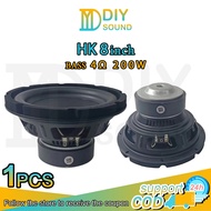 DIYSOUND HK 4Ω 200W 8 inch BASS Car Stereo Subwoofer Speaker  Subwoofer 8 inches Car Speaker Subwoof