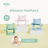KURU BABY ST4 Silicone Teether BPA Free BABY Teether | Premium Baby Teether 3+ Months Food Grade