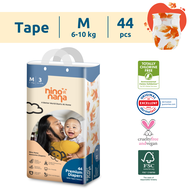 Nino Nana Tape Diapers M, Goldfish (6-10kg)