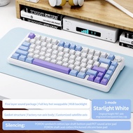Attack Shark X85 Wireless Mechanical KeyboardTftscreenRGB Gamer KeyboardMetal KnobsFull-Key Hot-Swap