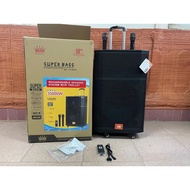 🔥MYCROWN🔥 18 busking bluetooth karaoke speaker 35000 pmpo watt