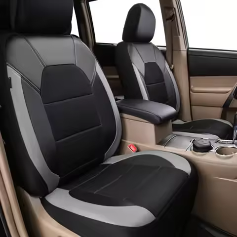 9-pcs/Set Car Seat Cover Universal PU Leather Car Seat Cushion Front Rear Seat Full Protection Seat 