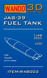 WandD_R48003_1/48_SAAB JAS-39 Gripen Fuel Tank 專用副油箱 (2 枚入)