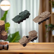 homeliving 4pcs/set 1/144 Soviet BM21 Hail Rocket Launcher Italy Centaur B1 Tank 4D Steel Ball  Mode