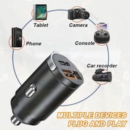 Car Charger QC 3.0 100W PD USB Car Charger 12-24V Super Fast Fast Charging Adapter Type C 100W USB C