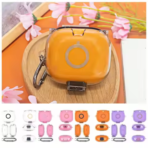 High Quality TPU Earphone Case with Hook Protector Charging Box Sleeve Shockproof Earbuds Shell for 
