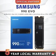 [FREE NEXT DAY] SAMSUNG 990 EVO | NVMe M.2 |Gen 5.0 | (5,000R/4,200W )MB/s | Solid State Drive (1TB/