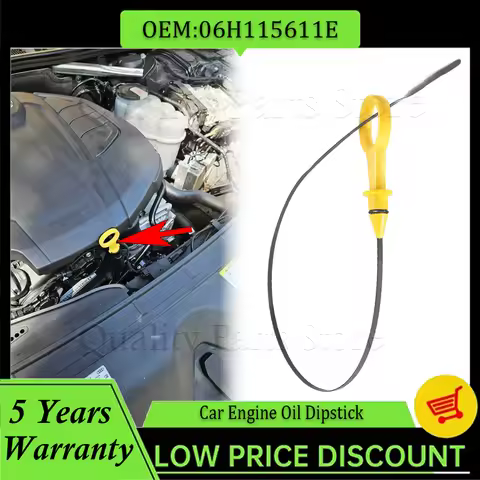Engine Auxiliary Engine Oil Dipstick Oil Level Check Dipstick For Audi A4 A5 Q3 Q5 VW 2.0T B8 B9 200