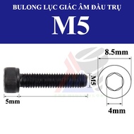 M5 Hexagonal Steel Bolts with countersunk head, 10 pieces