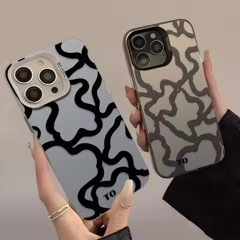 Luxury Bear Shape Lines Phone Case for Xiaomi 12T 11 Lite 5G NE 14T POCO X6 M5S 14 13 13T Pro X7 X5 