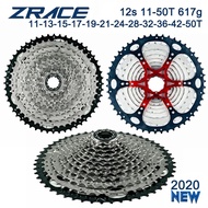 ZRACE MTB 12คาสเซ็ตความเร็วสูงล้อฟรีวีลจักรยาน Shimanoจักรยานเสือภูเขาเข้ากันได้กับ Shimano 12 S 50T