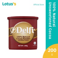 Delfi 100% Natural Unsweetened Cocoa Powder 200g
