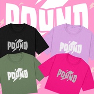 Poundfit Croptop T-Shirt "PoundFit Ref" - Pound fit/Olarahga Women's T-Shirt/Croptop Gymnastics T-Sh