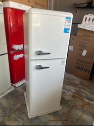 復古雪櫃#雙門小型雪櫃#白色雪櫃 冷藏冷凍迷你雪櫃Refrigerator