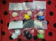 代售 - (不散賣) 超絕版 1套6個 全新未開 UNBOX 大口仔 MINNA NO TABO 紅色 黃色 藍色 黑色 白色 綠色 Figure 硬膠 公仔