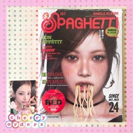 (SEALED) LE SAFIM - 1st Single Album : SPAGHETTI Compact RAGU RED Eunchae Ver +Benefit Weverse Globa