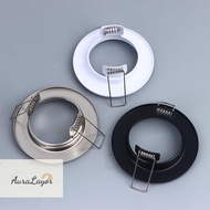 [AuraLayor] LED Downlights Frame Round Fixture Adjustable Downlight Led Holders Cutout For MR16 GU10