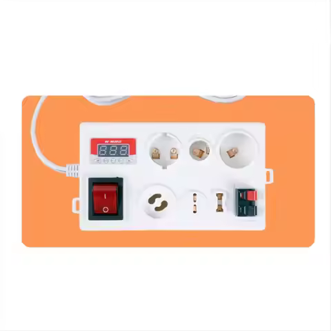 E27 B22 E14 Lamp Bulb Tester, LED Light Voltage Power Quick Test Box, Fast Testing with Power Displa