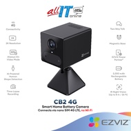 Ezviz CB2 4G Smart Home Battery Powered 3MP 2K Type-C Security CCTV Camera