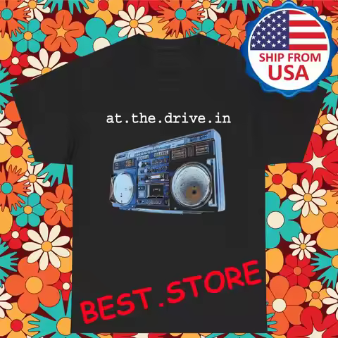 At The Drive In Vaya Men's Black Size S-5XL
