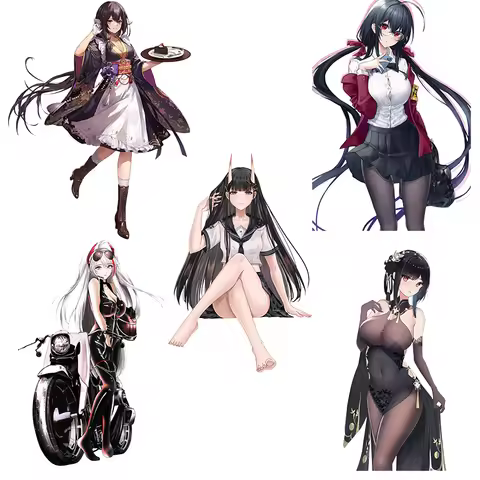 Three Ratels QCYX7 Azur Lane Anime Girl Car Sticker Wall Sticker Home Decoration Decals