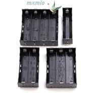 MXMIO Battery Box Black DIY  Cases for 18650 Battery Storage Box 1 2 3 4 Slot Battery Holder