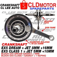 Crankshaft EX5 DREAM jet rod 8MM (CRANKSHAFT SAHAJA)