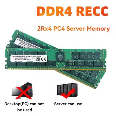 DDR4 Server Memory 16GB 32GB 2Rx4 1.2V ECC REG 288-Pin Server & Workstation RAM Supports X99 and Mos