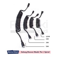 Flexible PVC Spiral Hose - Bidet Shower Hose - Spring Hose Bidet Spray Hose