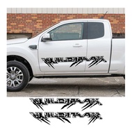 Pickup Door Side Sticker For Ford Ranger Raptor XL XLT Lariat Car DIY Decor Decal Vinyl Cover Auto Tuning Accessories De