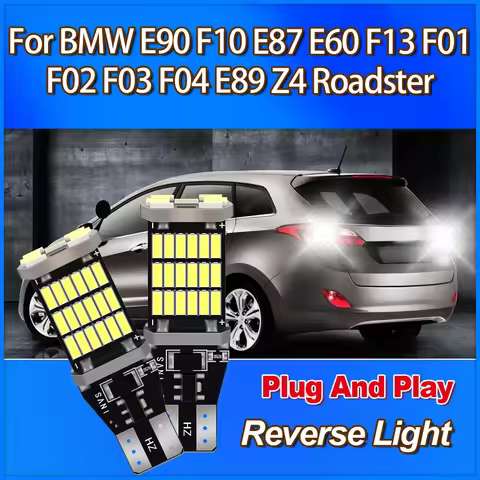 W16W T15 High Power Reverse Light 12V CSP Chip 6W Canbus No Error For BMW E90 F10 E87 E60 F13 F01 F0