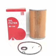 กรองเครื่อง ไส้ กรอง น้ำมันเครื่อง ไส้กรองน้ำมันเครื่อง ISUZU S250 อีซูซุ ยี่ห้อ BLACK CLUB / เบอร์