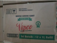 Minyak goreng Vipco 1 liter per dus