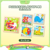 KAYU Animal Animal Animal Mini Wooden Puzzle