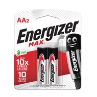 ENERGIZER MAX AA 1.5V ALKALINE DOUBLE A BATTERY BATTERIES 2 PCS (E91BP2) / 4PCS (E91BP4) / 8PCS (E91