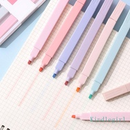 KING 6 Pcs Highlighter Marker Highlighters Set Bible Highlighter Set Chisel Tip Highlighter Pen Mark