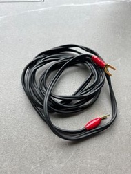 1.6米 音響訊號線連鍍金音叉一條 1.6M Hifi Audio signal Cable with Golden Fork