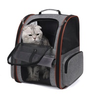 Large Capacity Cat Bag Portable Expandable Foldable Breathable Cat Travel Bag
