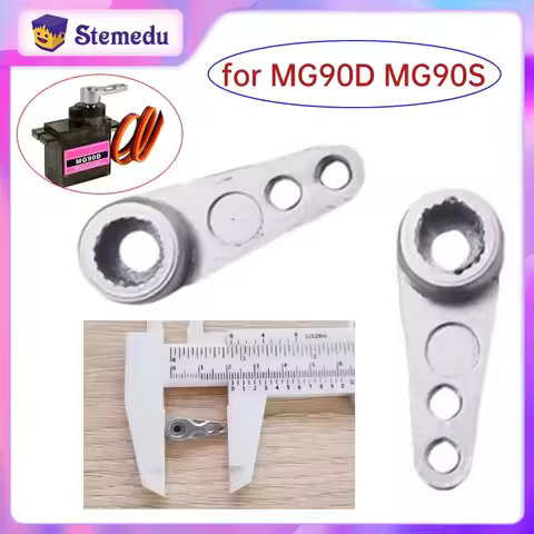 1PCS All-metal Servo-arm 9g 20T Metal Servo Arm Universal Compatible with MG90S MG90D RC Servos Moto