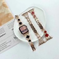 VC Flower Chain Watchband Compatible With Smart Watch 11 10 9 8 7 6 5 4 3 2 1 Se Ultra And CD5GPro A