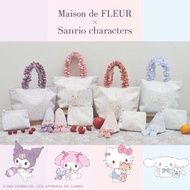 日本 maison de fleur x sanrio 荷葉邊 手提包